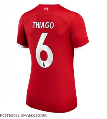 Liverpool Thiago Alcantara #6 Replika Hemmatröja Damer 2023-24 Kortärmad
